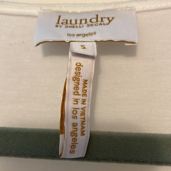 Laundry by Shelli Segal Cream Drape Top - Picture 4 of 8